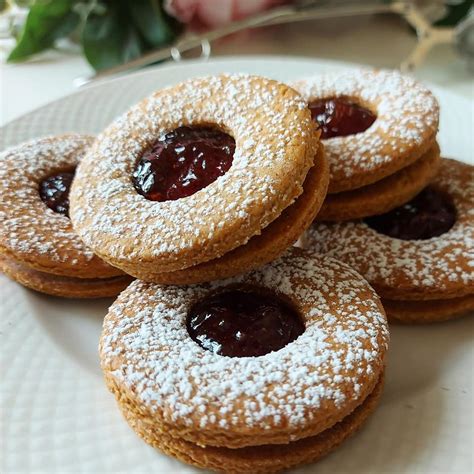 occhi di bue biscotti.